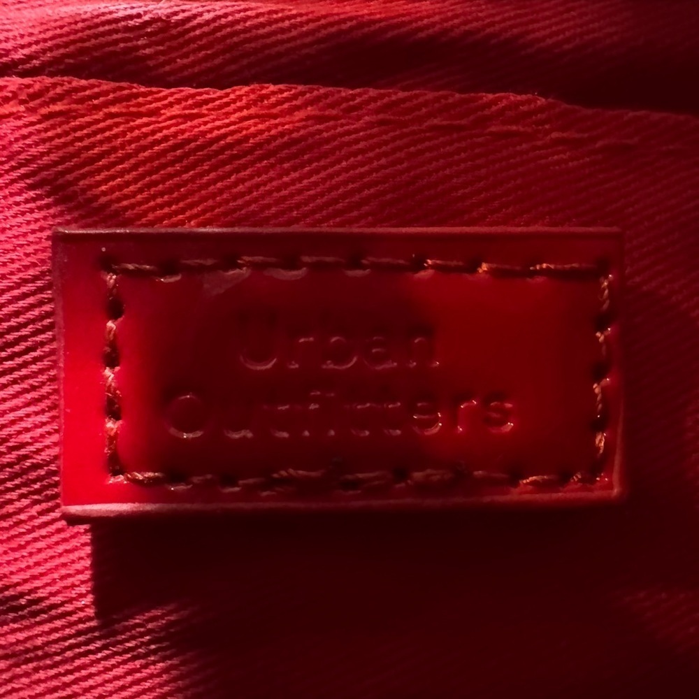Urban Outfitters Red Patent Faux Leather Bag - Picture 8 of 8